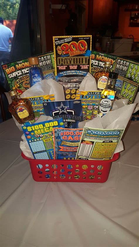 What else to put in a lottery gift basket .